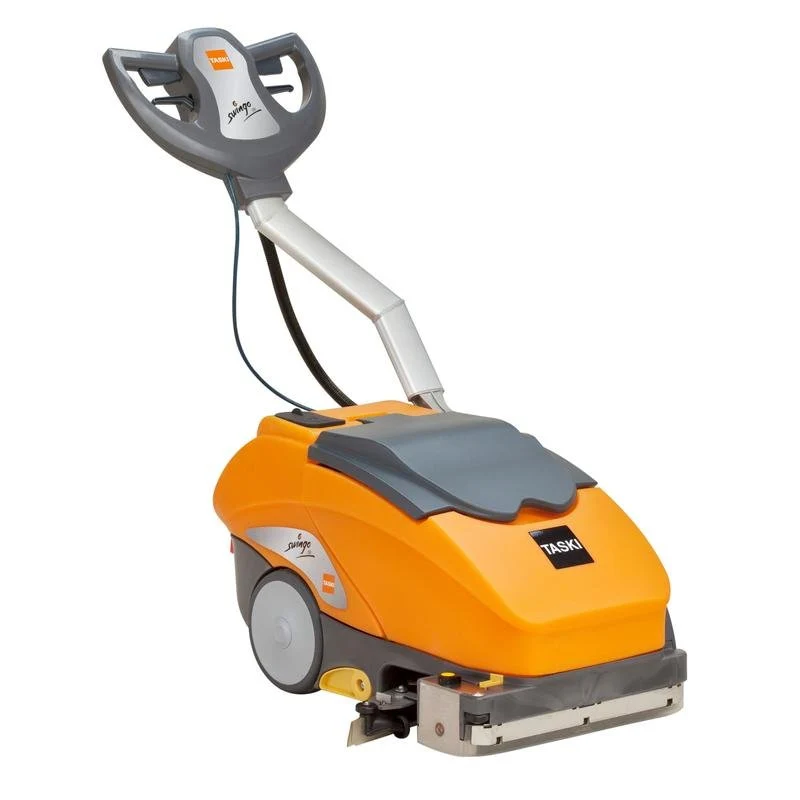 Taski swingo 350 b bms, aspirazione di macerie estremamente compatta e manovrabile, per aree piccole ed eccezionali, operazioni della batteria con caricabatterie integrate tra cui 2 pezzi di batteria 12 V - 25 AH | Pacchetto (1 pezzo)