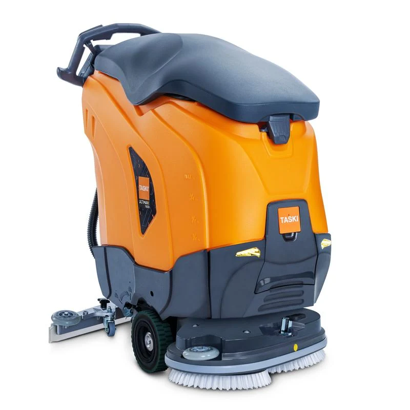 Taski Ultimaxx 1900 DD65 Performance BMS 40A EBU, macchina Scheuerensaug di prossima generazione con trazione a ruota, serbatoio da 43 litri e doppio disco a 65 cm | Pacchetto (1 pezzo)