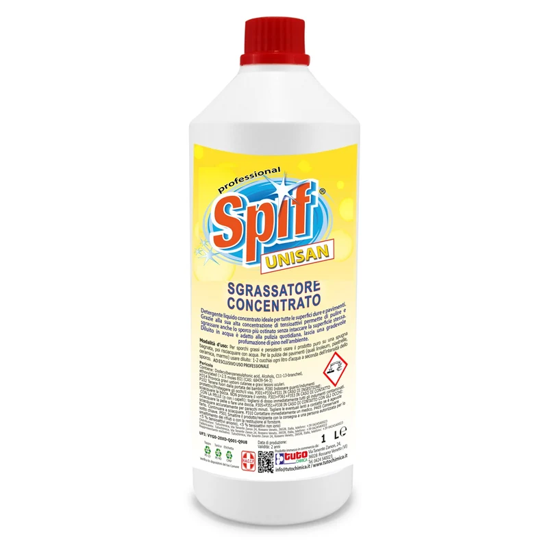 Spif unisan sgrassatore pavimenti e superfici dure