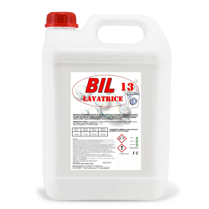 Bil 13 detersivo lavatrice liquido 5Kg