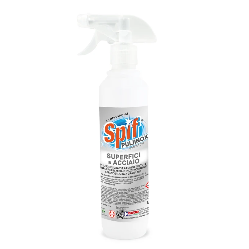 Spif puliinox detergente per acciaio