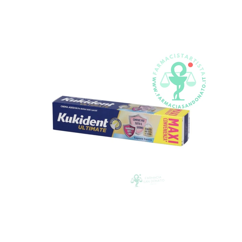 Kukident Ultimate Barriera Anti-Cibo Sapore Fresco 57g