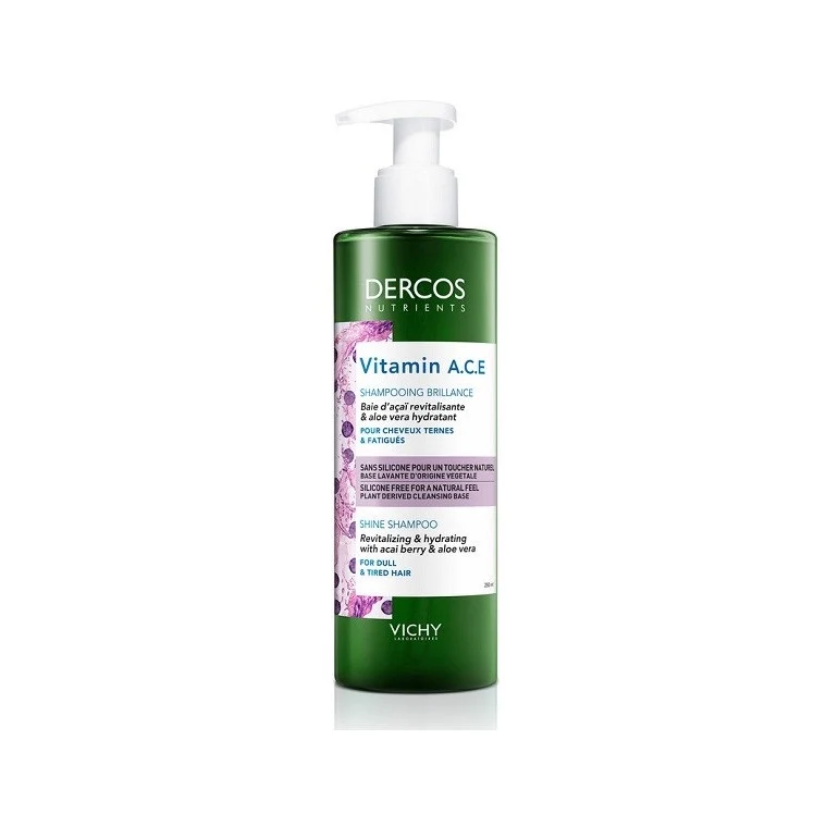 Vichy Dercos Nutrients Shampoo Illuminante Idratante Rivitalizzante 250 ml
