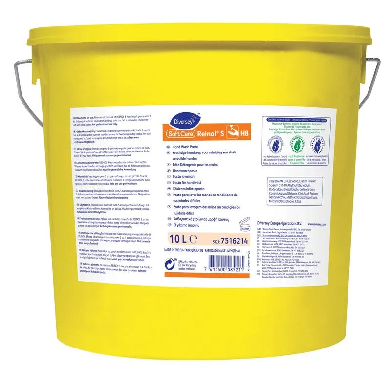 Cure soft cure reinol s di lavaggio della mano