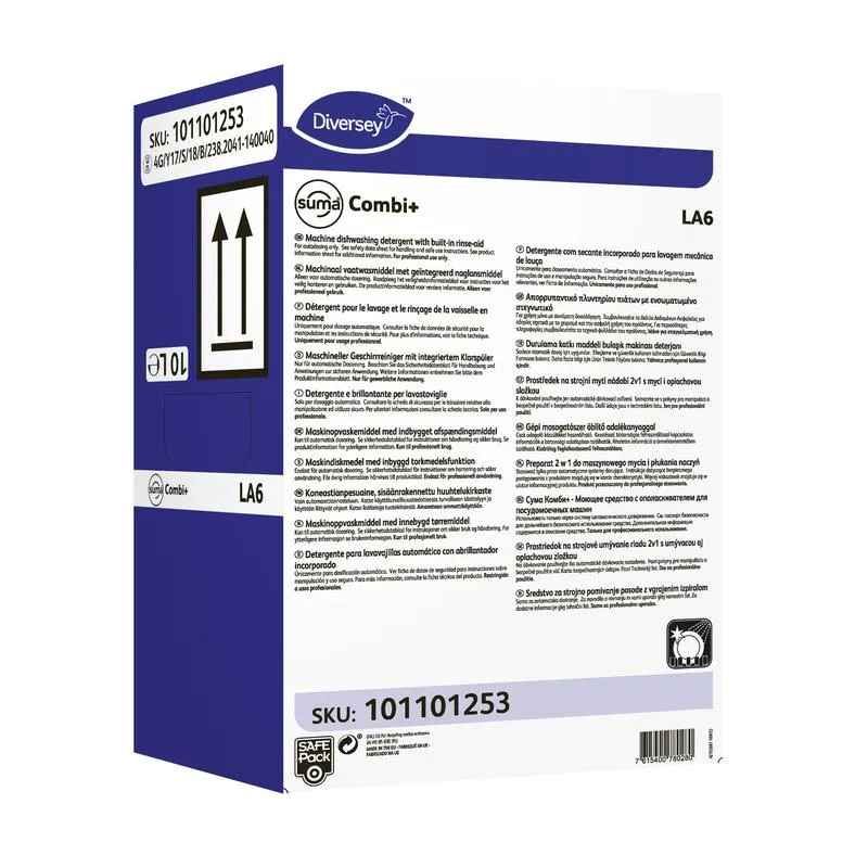 Diversey Suma Combi+ LA6, Combinata Cleaner e Rinse navate per acqua media