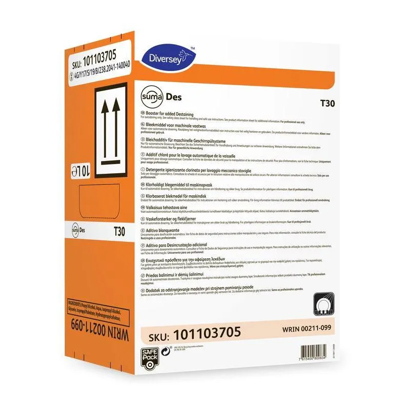 Diversey Suma del T30, componente sbiancante