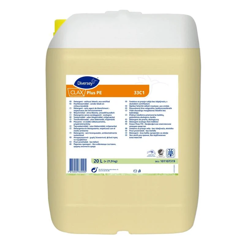 Diversey Clax Plus Pur -eco 33C1, detergente - senza candeggina -