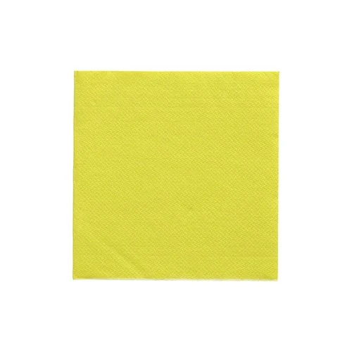 PAPSTAR Tovaglioli 1/4 piega, 24x24 cm verde limone, "DAILY Collection" | Pellicola (20 pezzi)