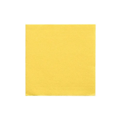 PAPSTAR Tovaglioli 1/4 piega, 24x24 cm giallo, "DAILY Collection" | Pellicola (20 pezzi)