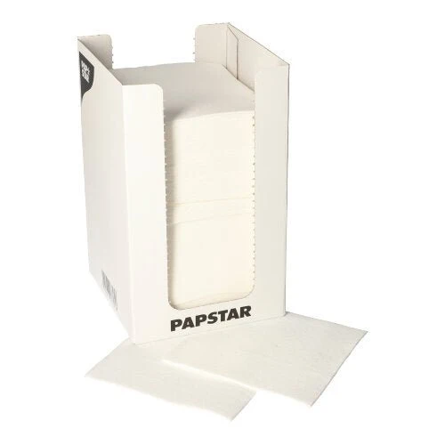 PAPSTAR 100 tovaglioli, 2 strati "Punto" 1/4 volte 20 cm x 20 cm