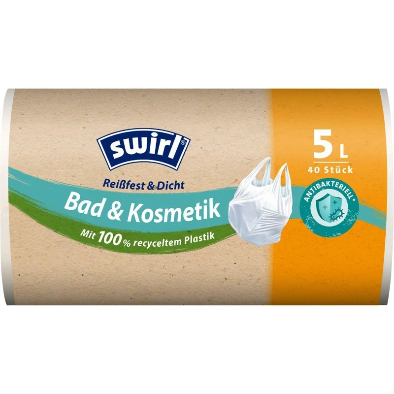 Swirl Pagant Waste Borse Bagno e Cosmetici 5 L lacrabocchi e stretti | Ruolo (40 borse)