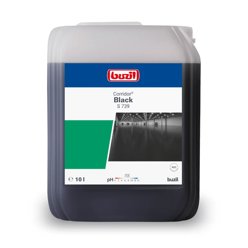 Buzil Corridor® Black S 739 Black Dispersion | Contenitore (10 L)