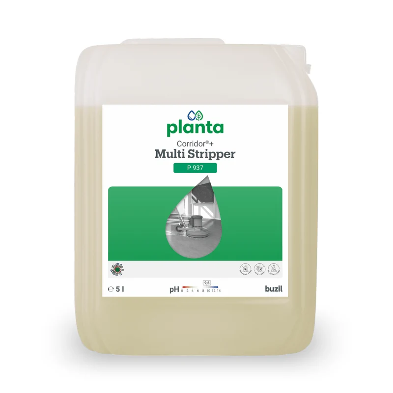 Buzil Corridor®+ Multi Stripper P 937 Ecological Universal Basic Cleaner | Contenitore (5 L)