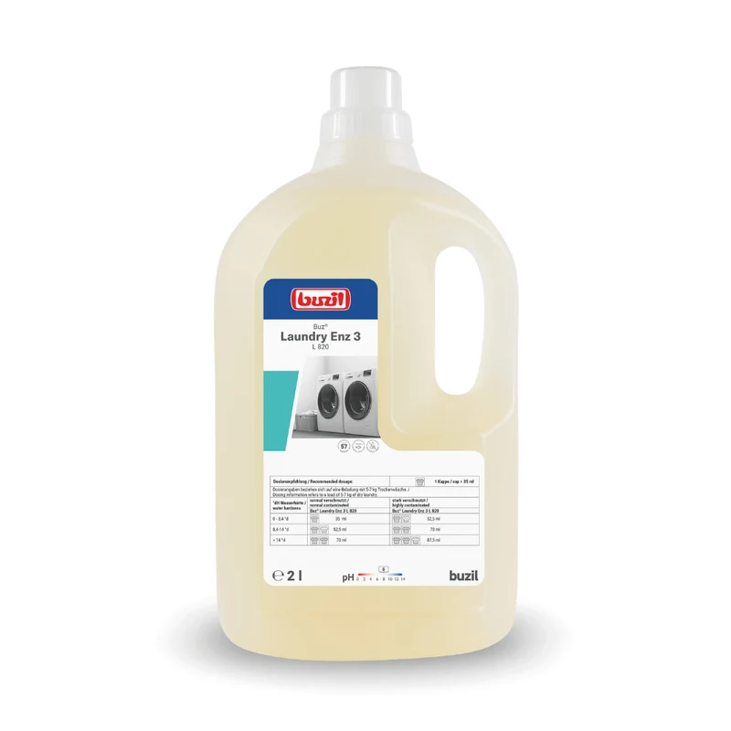 Buzil Buz® Laundry Enz 3 L 820 Enzima -Concentrazione di detergente liquido contenente concentrato