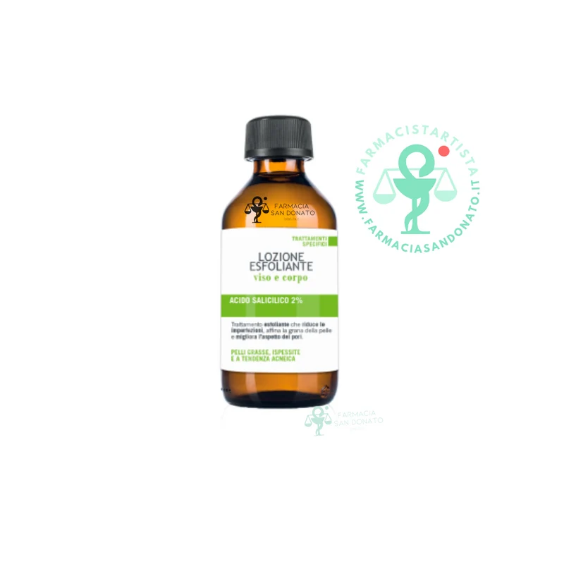 FSD Lozione Esfoliante Viso e Corpo ACIDO SALICILICO 2% 100 ml