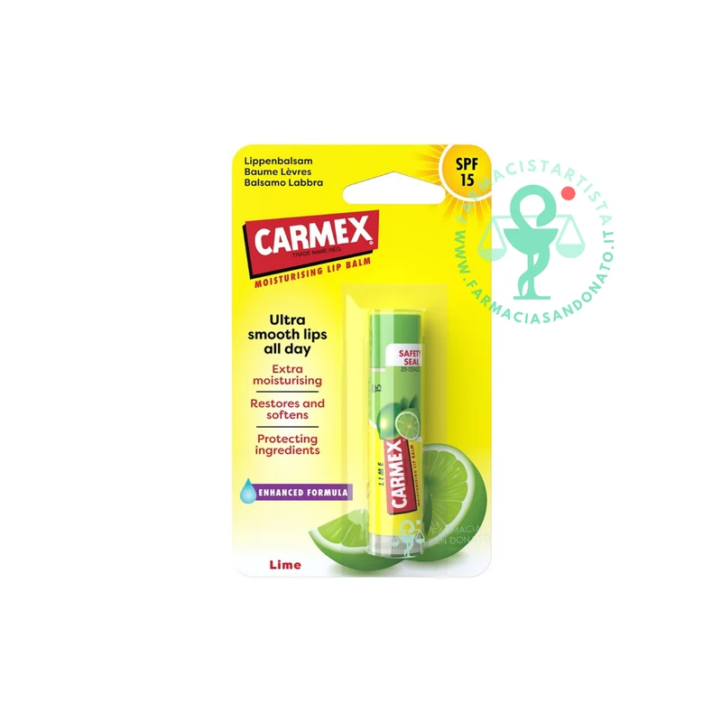 Carmex - Balsamo Labbra Lime SPF 15 Confezione 1 Pezzo