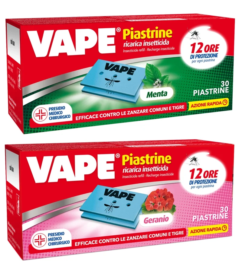 Antizanzare Vape Piastrine Ricambio Profum 36 Confezione 30 Pezzi