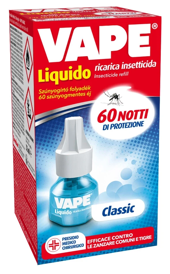 Antizanzare Vape Magic Ricarica Liquida 60 Notti 30 Pezzi