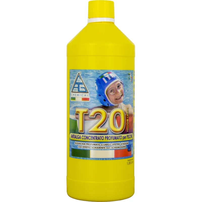 Antialghe per Piscina Profum Concent T20YL 1 l Cag Chemical 12 Pezzi