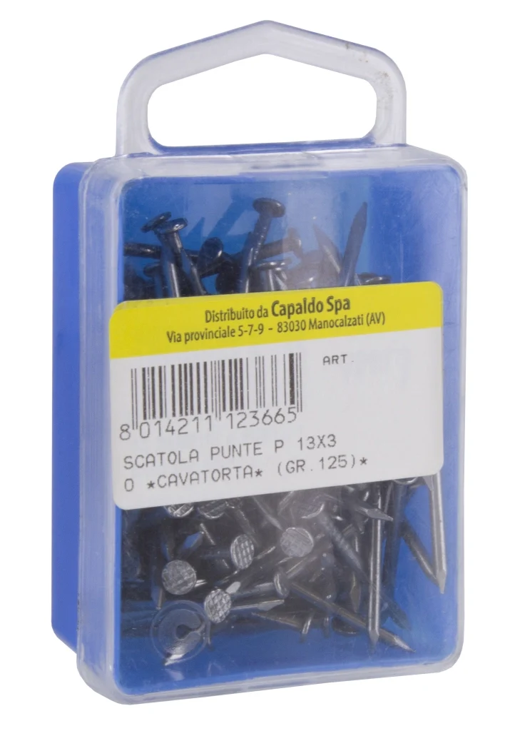 Sc Scatola Chiodi Cambrette 14 x 25 Cavatorta 125 g 5 Pezzi