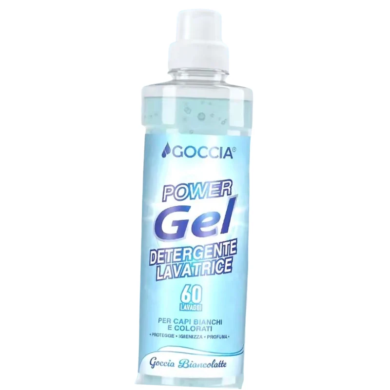 Detergente Lavatrice - Goccia - Power Gel - 60lav - 1LT - Varie Fragranze