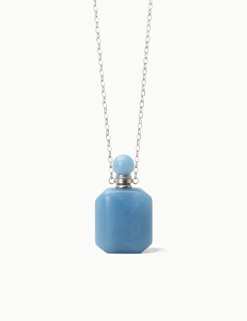 Collana per Aromaterapia in Angelite