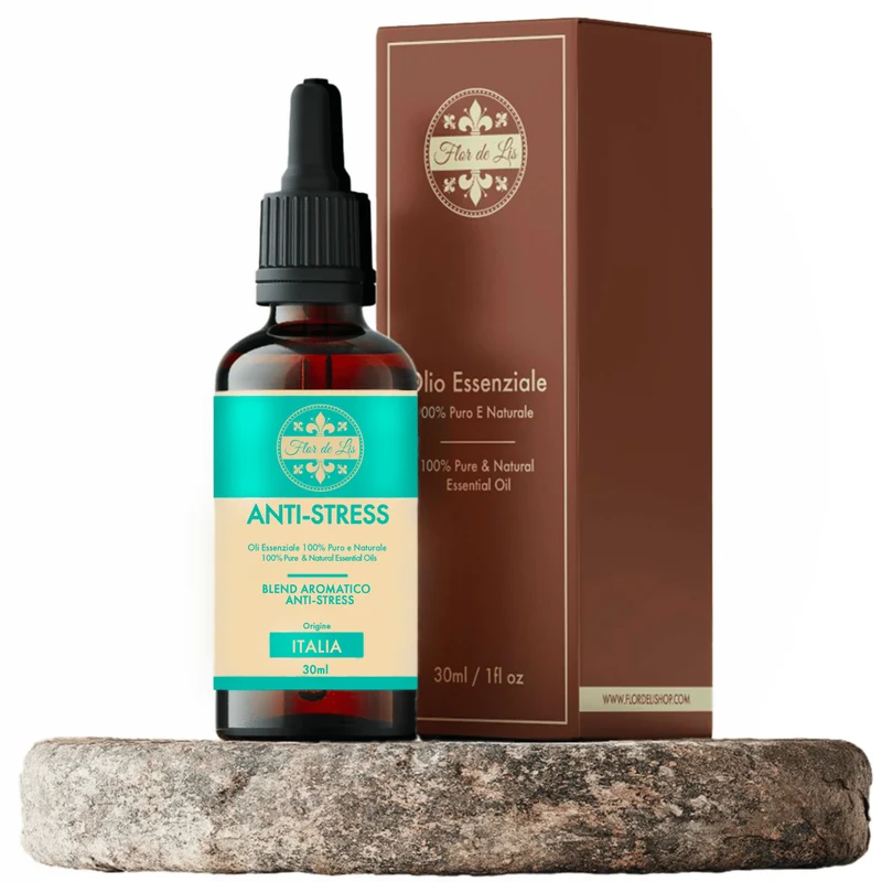 Blend Aromatico ,Anti-Stress ,100% Puro e Naturale, per Diffusori Ambiente, Aromaterapia