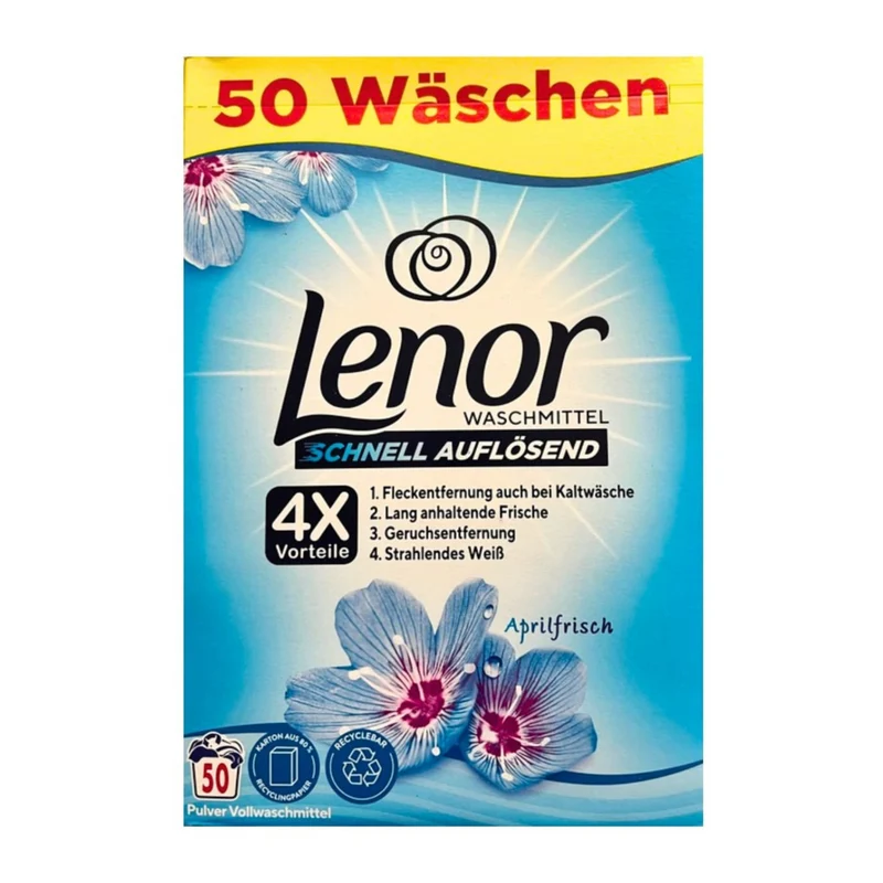 Detersivo in Polvere - Lenor - 50lav - 3kg - Risveglio Primaverile