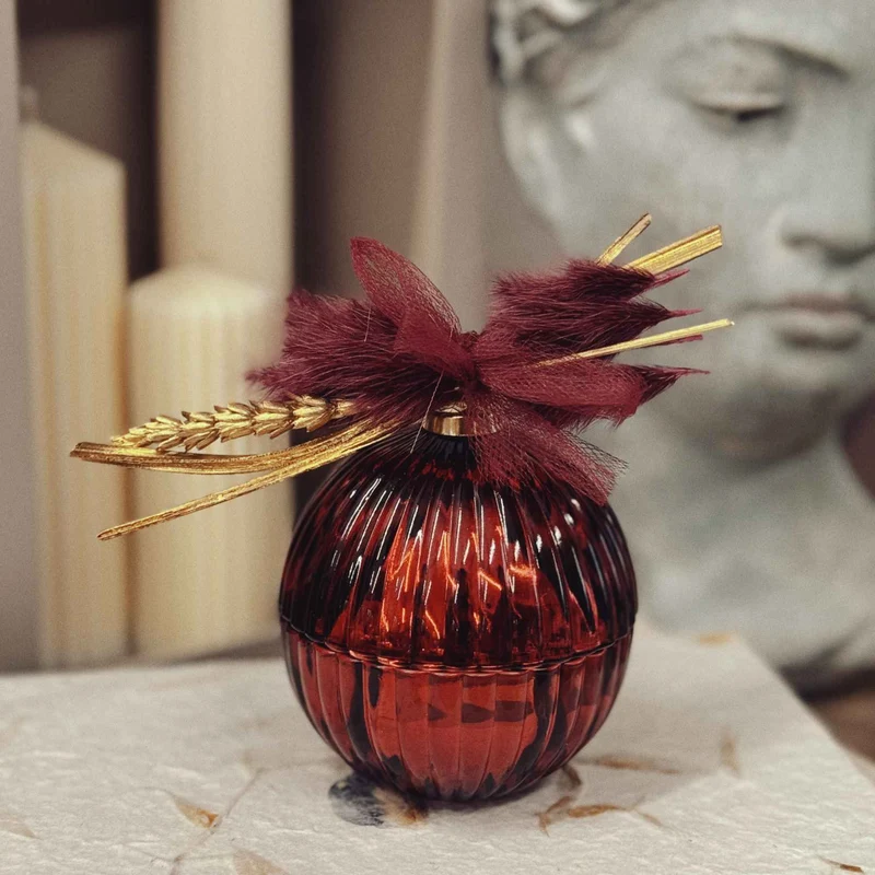 Xmas Bauble Red - Candela Profumata