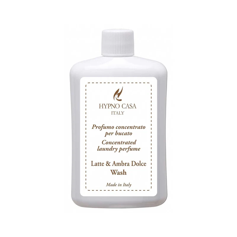 HYPNO CASA Profumo Bucato Lavatrice 400ml Latte e Ambra Dolce Wash