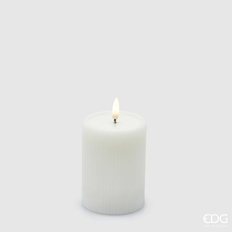 Candela Led Plissè h 10 x 7.5 cm