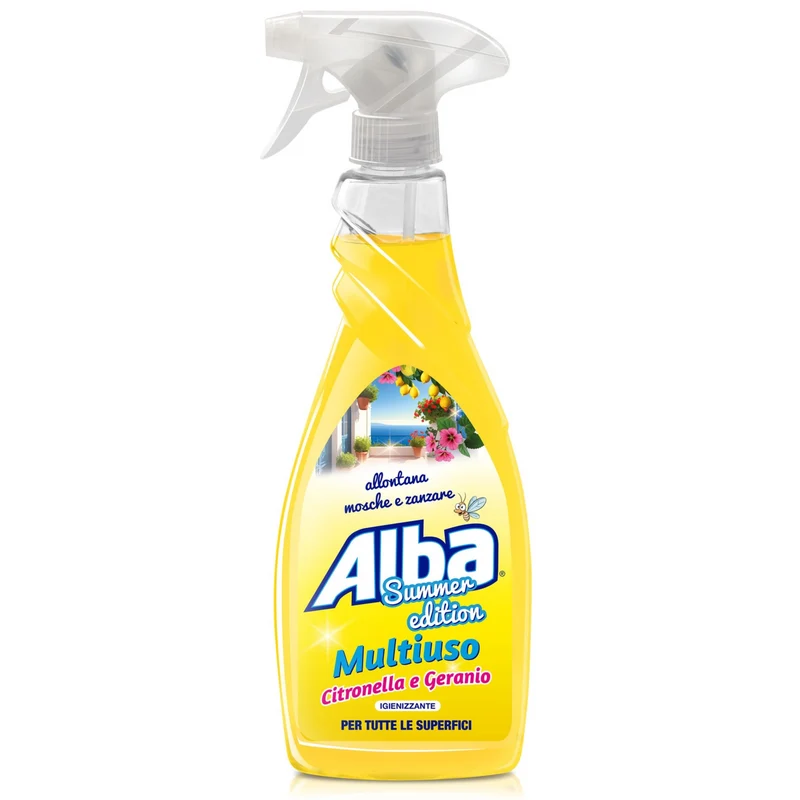 Igienizzante Multiuso Spray - Alba - Summer Edition Citronella e Geranio - 650ml