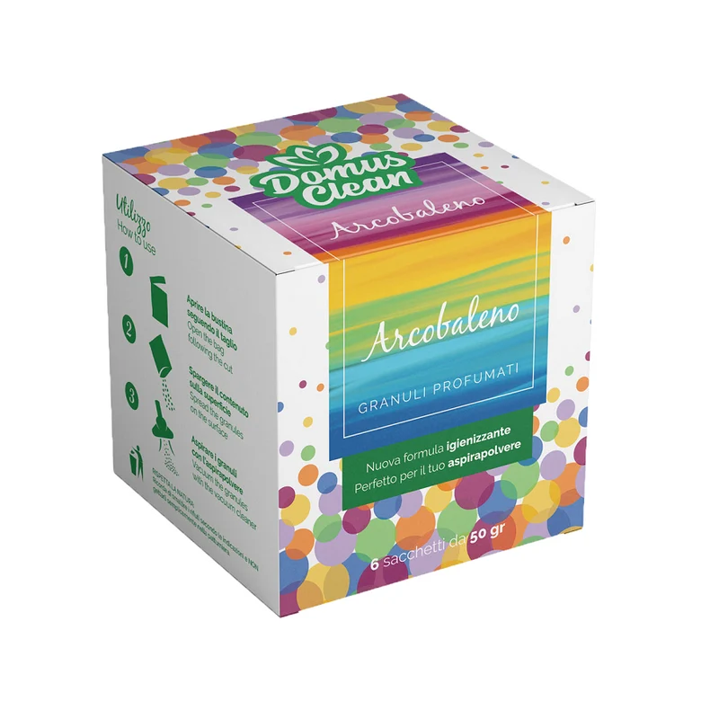 Granuli profumati per aspirapolvere - Fragranza Arcobaleno