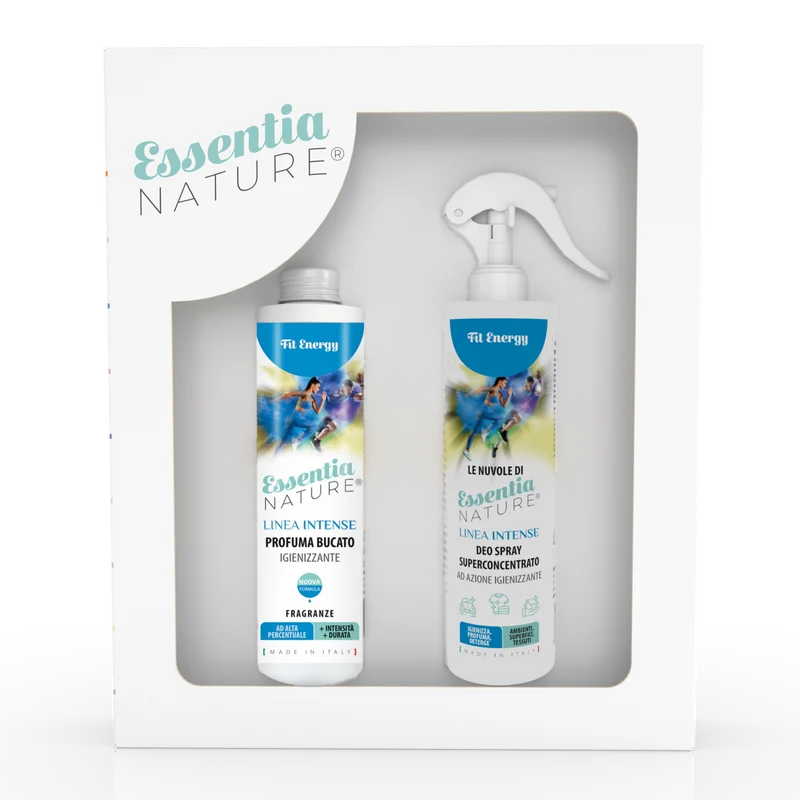 Gift Box Nuvole Spray Igienizzante profumato + Profumo Bucato 250 ml - Fit Energy