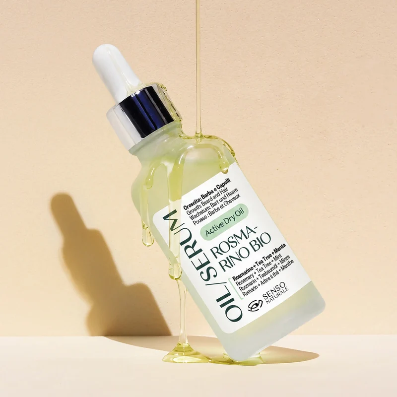 Olio siero secco al Rosmarino viso, corpo e capelli SENSO NATURALE
