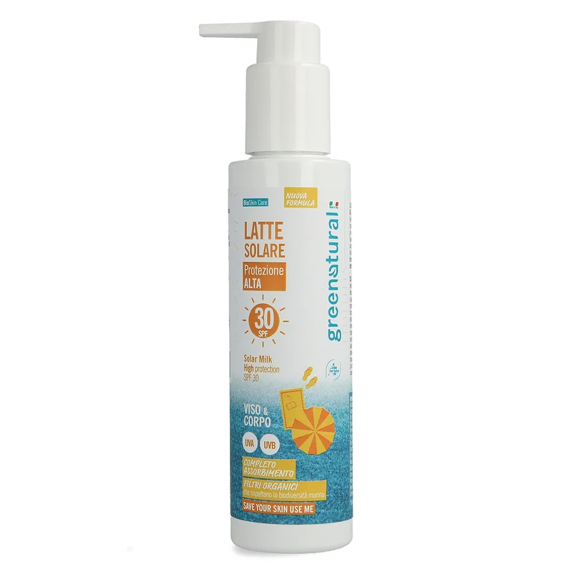 Latte solare viso e corpo spf 30 GREENATURAL