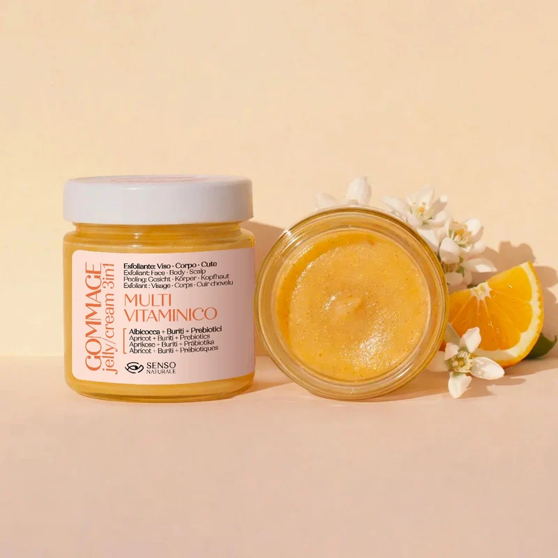 Gommage jelly cream multivitaminico viso e corpo SENSO NATURALE