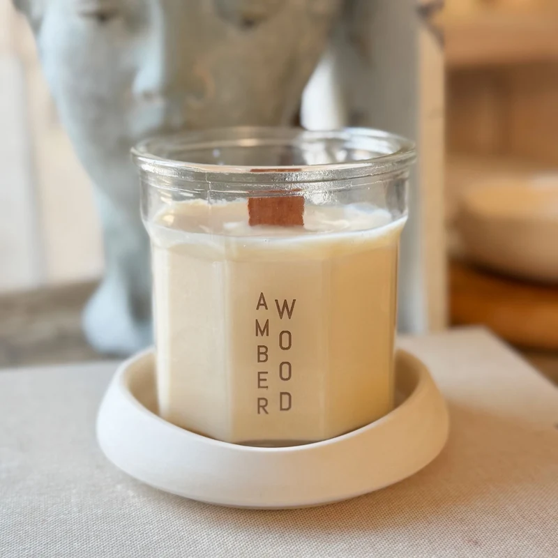 Amber Wood - Candela Profumata