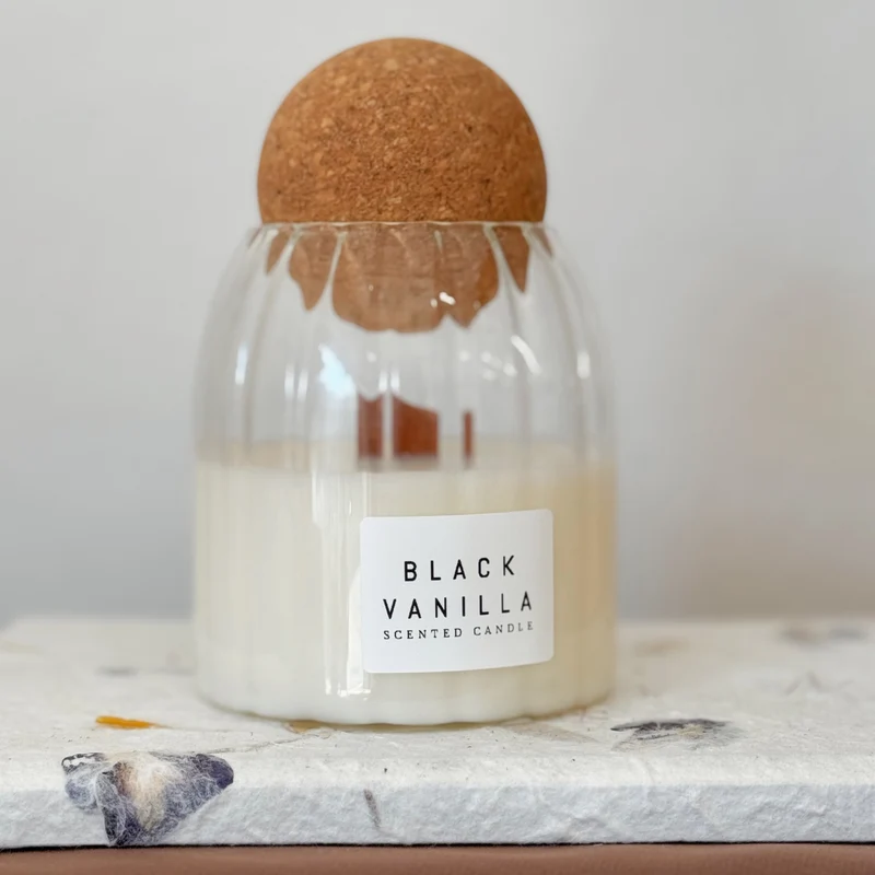 Black Vanilla Plissè - Candela Profumata
