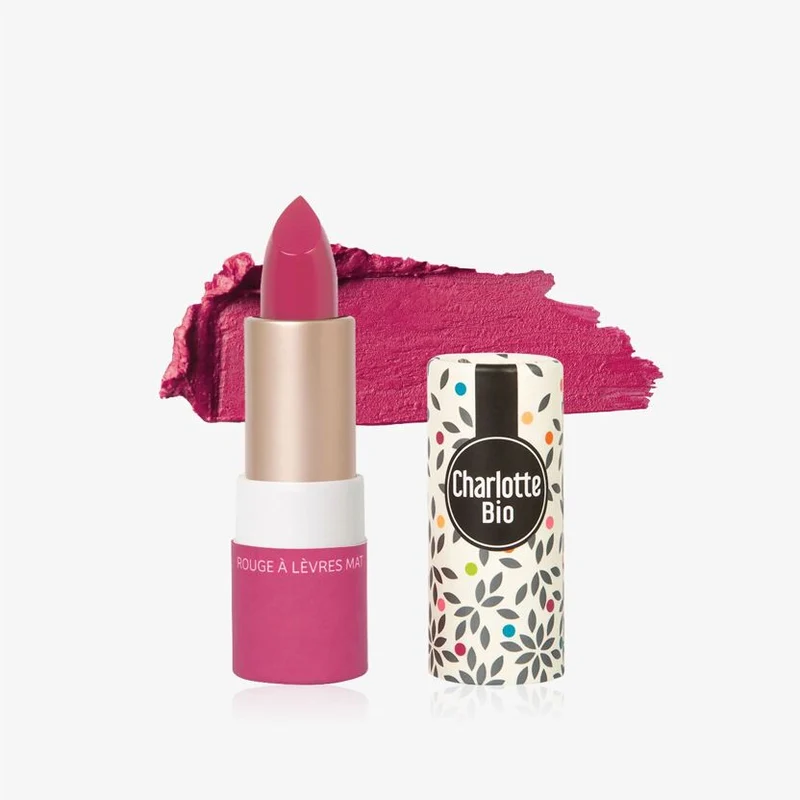 Rossetto rosa pink girly mat CHARLOTTE BIO