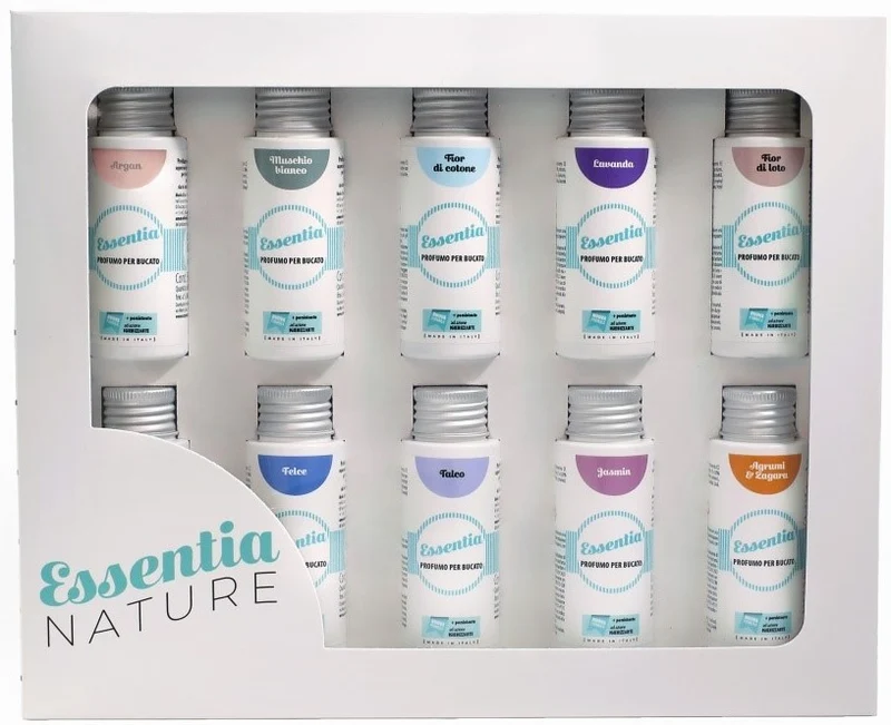 Profumo per Bucato - Gift Box con 10 fragranze CLASSICHE - Flaconi da 50 ml