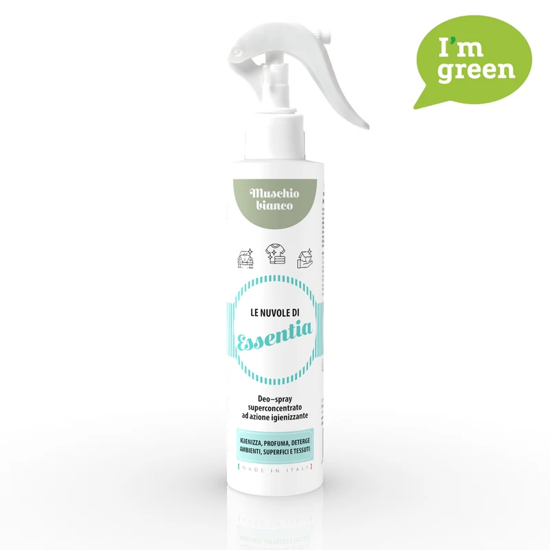 Spray Igienizzante Profumato Le Nuvole di Essentia - Muschio Bianco 250 ML