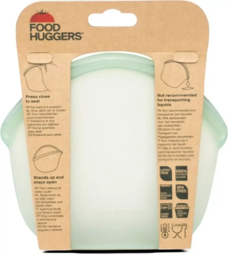 Contenitore in silicone 400 ml azzurro FOOD HUGGERS