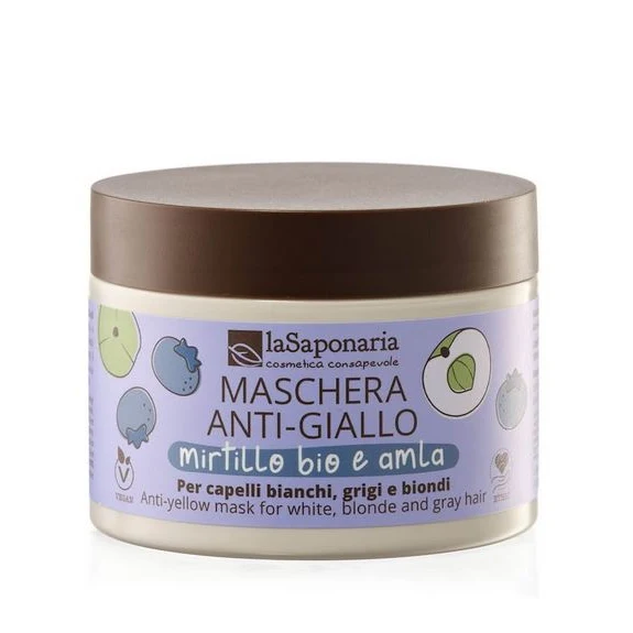 Maschera capelli anti giallo LA SAPONARIA