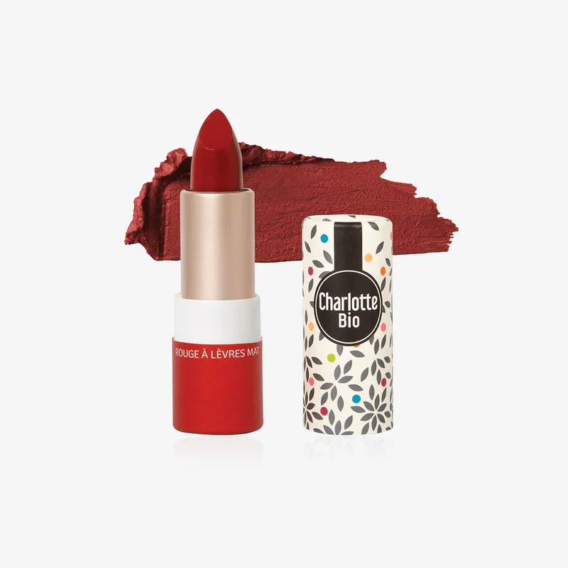 Rossetto rosso papavero mat CHARLOTTE BIO