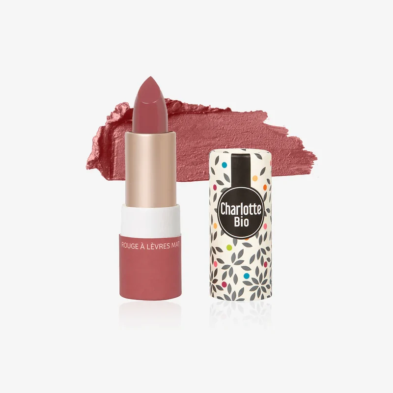Rossetto rosso rosato mat CHARLOTTE BIO