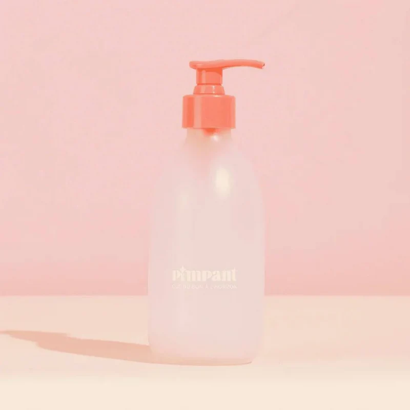 Flacone vetro antiurto rosa 250 ml PIMPANT
