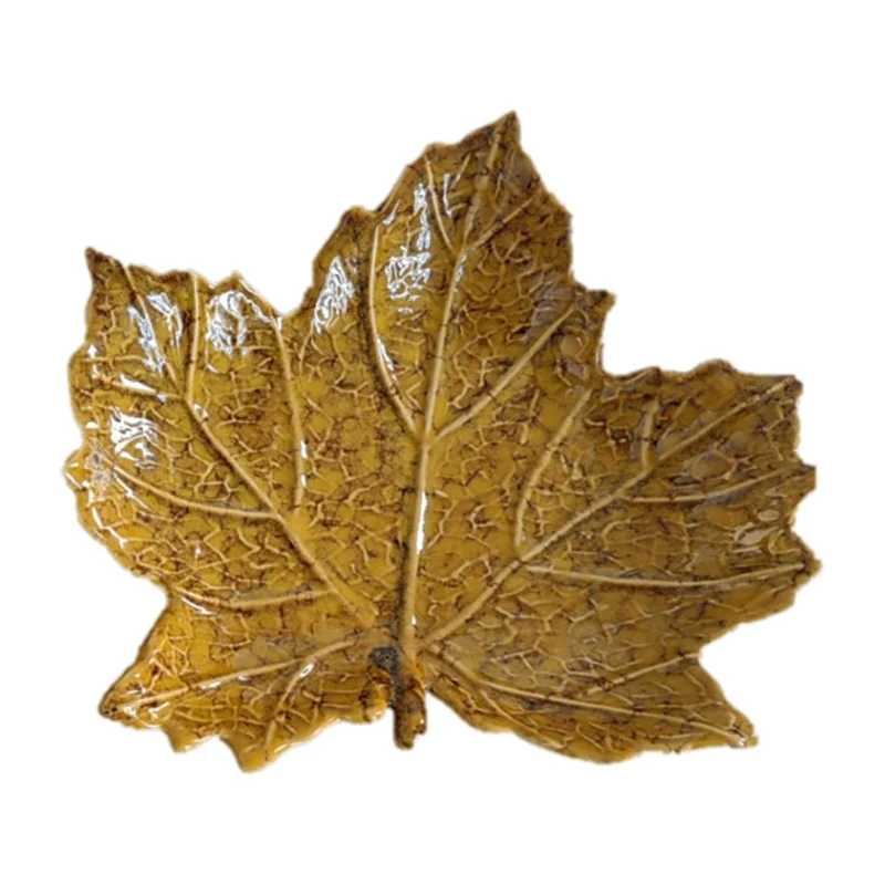 Foglia Platano Cannella Decoro Portatutto