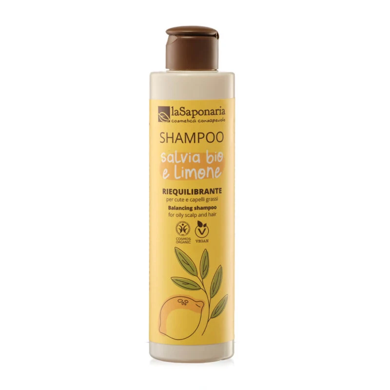 Bio shampoo salvia e limone LA SAPONARIA