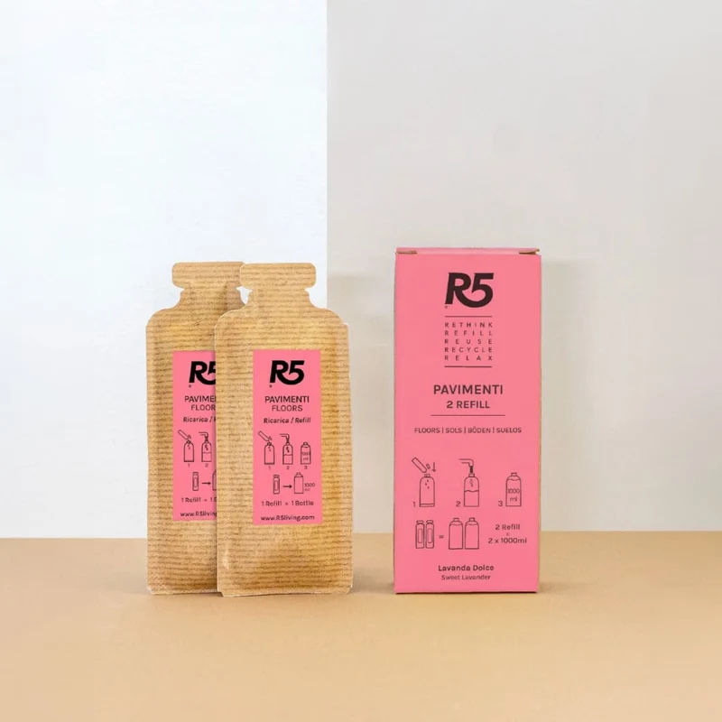 Detersivo pavimenti solubile 2 refill R5 LIVING